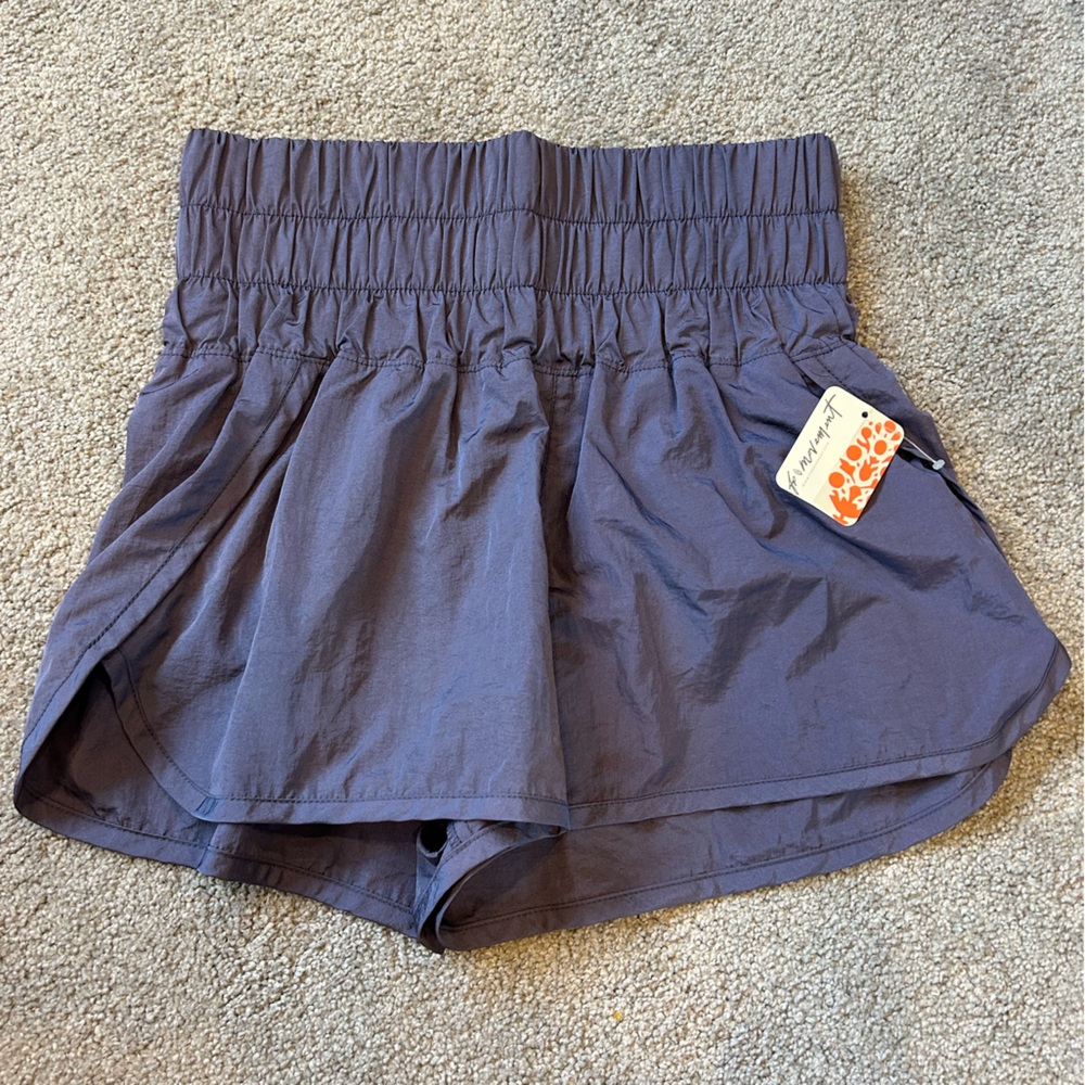 NWT- Free people movement High-Waisted Shorts size small